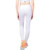 Li Ning Solid Color High Waist Tummy Control Butt Lifting Yoga Casual High Elastic Leggings Women Leggings White YULT040-1