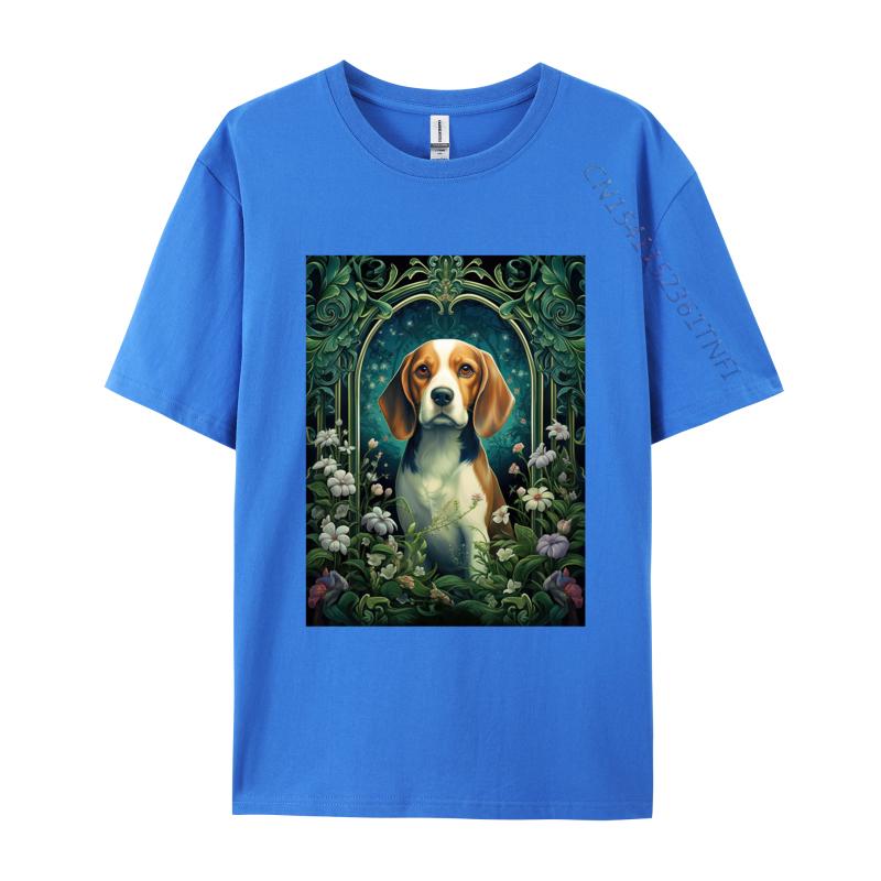Beagle Dog In Vintage Tshirt Male Tops Print Tees Custom Tees Red And Black Graphic T Shirt Drop Shipping