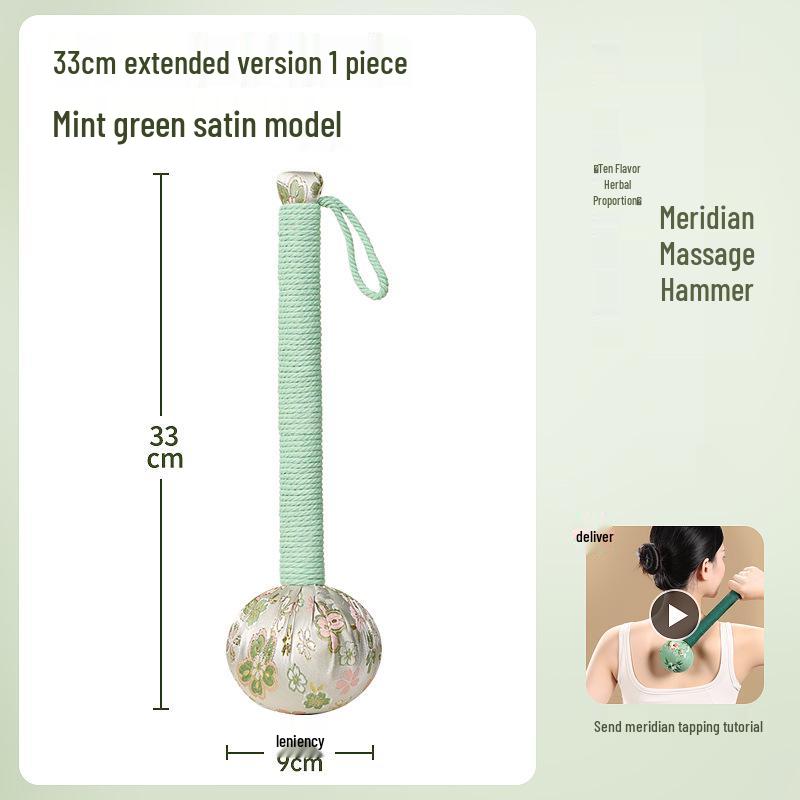 Mugwort Meridian Massage Hammer for Back & Shoulder Tapping