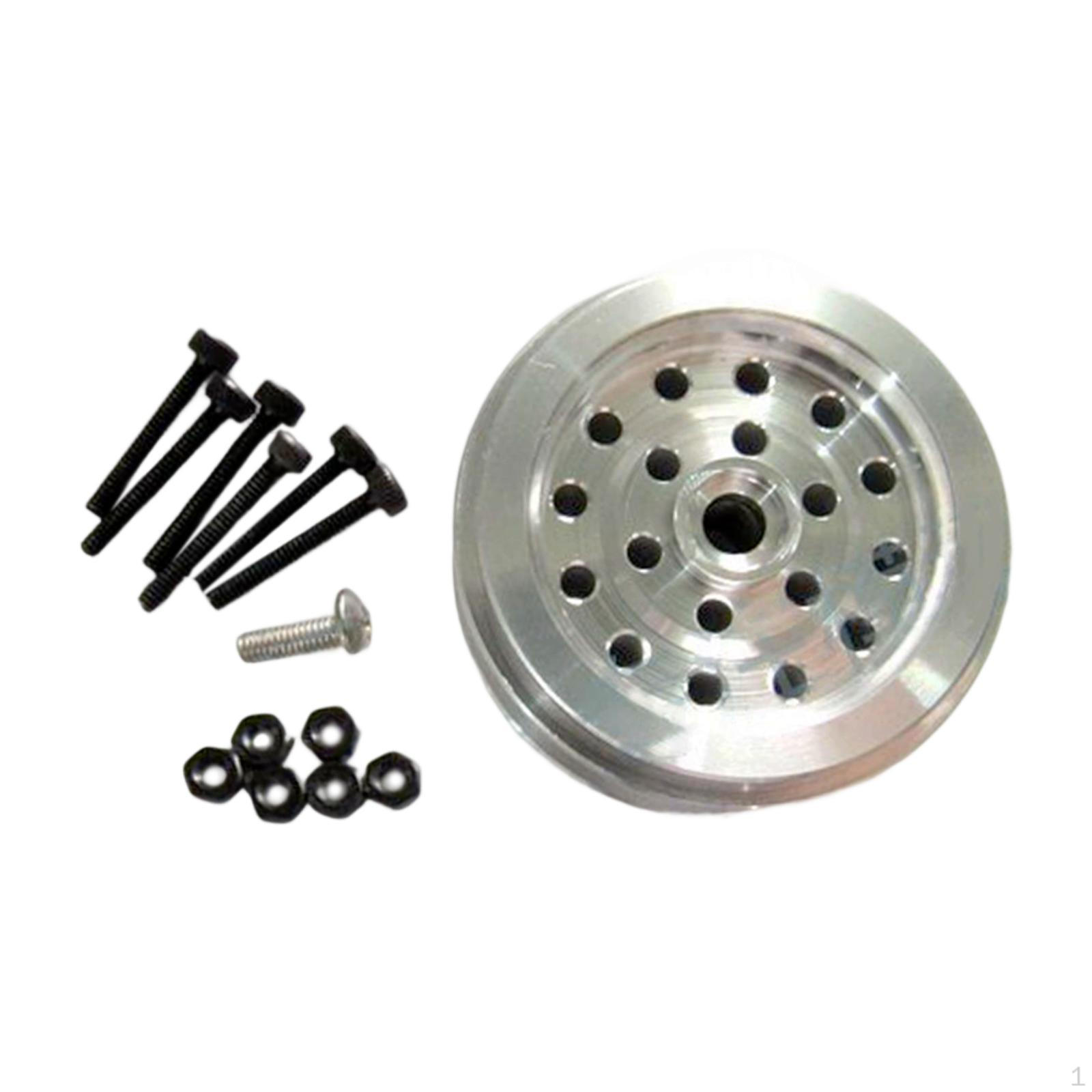

RC Truck Wheel Hub Tire Wheels 1/16 High Strength Replacing Metal Rim Deep Dish for