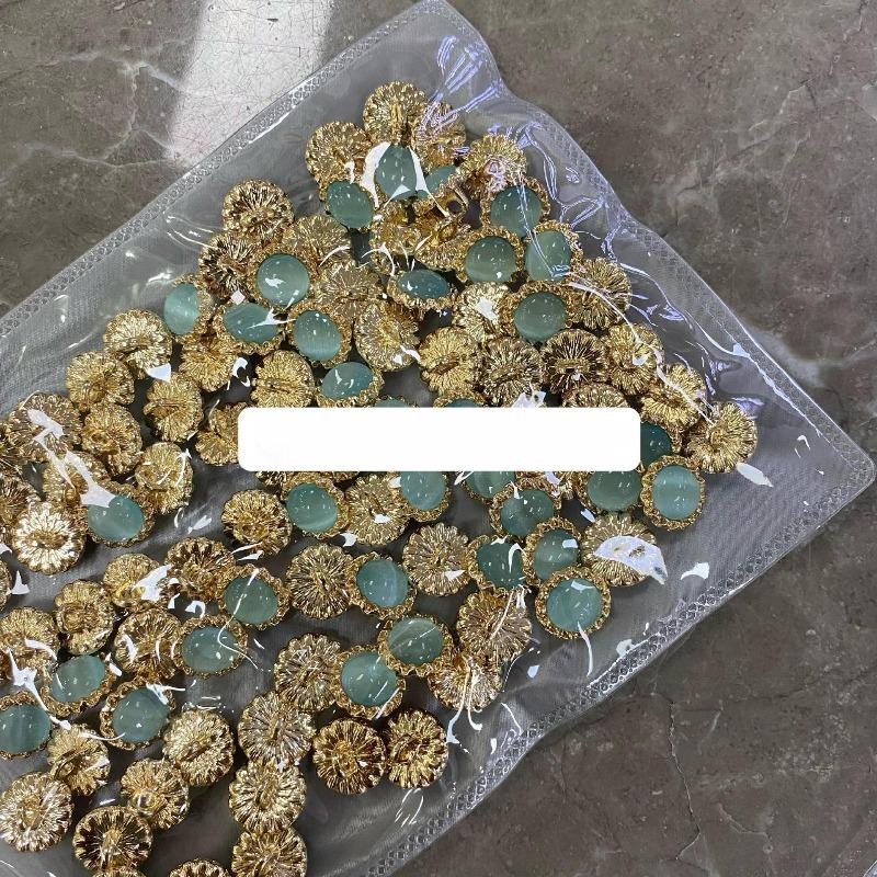 Lot de 10 boutons ronds colorés à tige en plastique de 21/25 mm, pour manteaux, vêtements, accessoires de couture