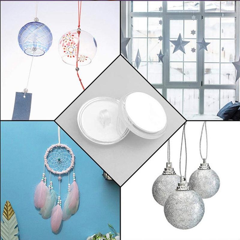 30 Stück Deckenhaken, stark, spurlos, kleine Scheibenhaken, transparent, 2 cm, Saughaken, Heimaufbewahrung, dekorative Posteraufhängung, selbstklebender Haken