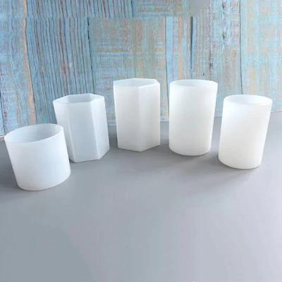 3D Cylinder Shape Candle Silicone Mold DIY Cented Candle Soap Mould Craft Gift Making Plaster Resin Wax Homemade Decoration