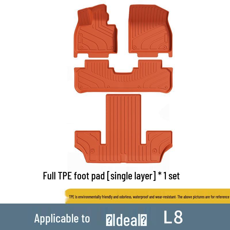 Li Auto L8 TPE Floor and Trunk Mats for 23-24 Models