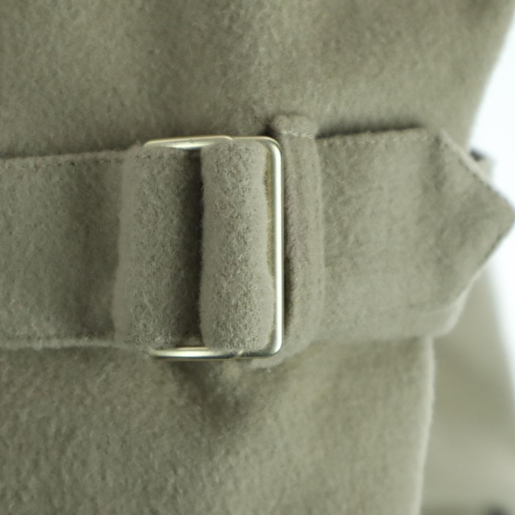 anuans long wool trench coat F beige Women Used