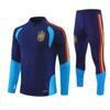 2627 World Cup Kids' Long-Sleeve Half-Zip Training Set - National Team Football Uniform, Quick-Drying & Breathable