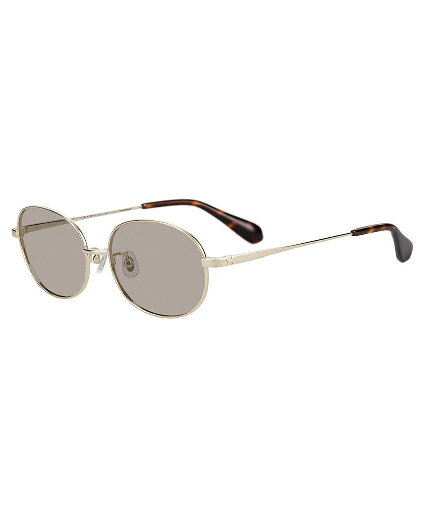 CUT Oval Sunglasses UV Unisex [Zoff] SUNCUTGlasses/UV100% (Gold - ZA252G02_56E1) Protection, Stylish, Men's, Women's, [5616-145]
