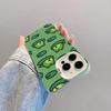 Cute Green Frog Phone Case For IPhone 17 Pro Max 15 Pro 16 14 Plus 12 13 Mini 11 Pro Shockproof Colorful Cover