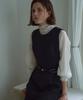 Lamerei [Belt Set]Classic Sleeveless Dress[Lmbfco25Dr804]-Black
