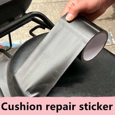 5M Bicycle Leather Cushion Repair Tape High Viscosity Black Duct Tape Leather Seat Sofa Repair Broken Holes Wear-resistant Tape