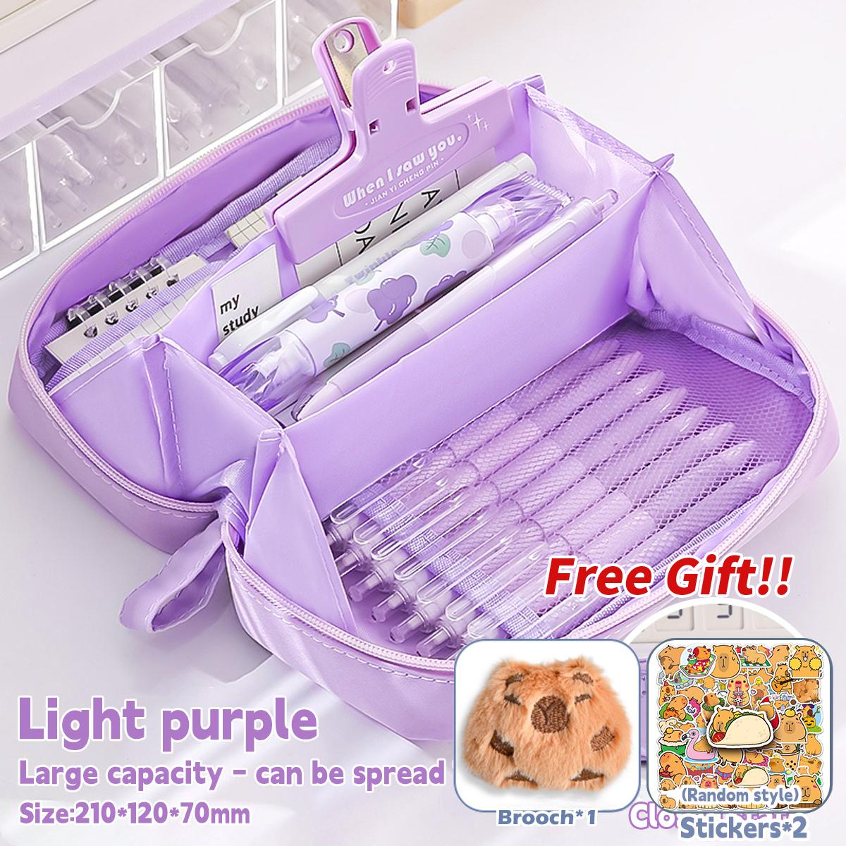 

Кавайный пенал Студенческий пенал Инс стиль Большая вместимость Для мальчиков и девочек Ученики начальной школы Канцелярские принадлежности для хранения