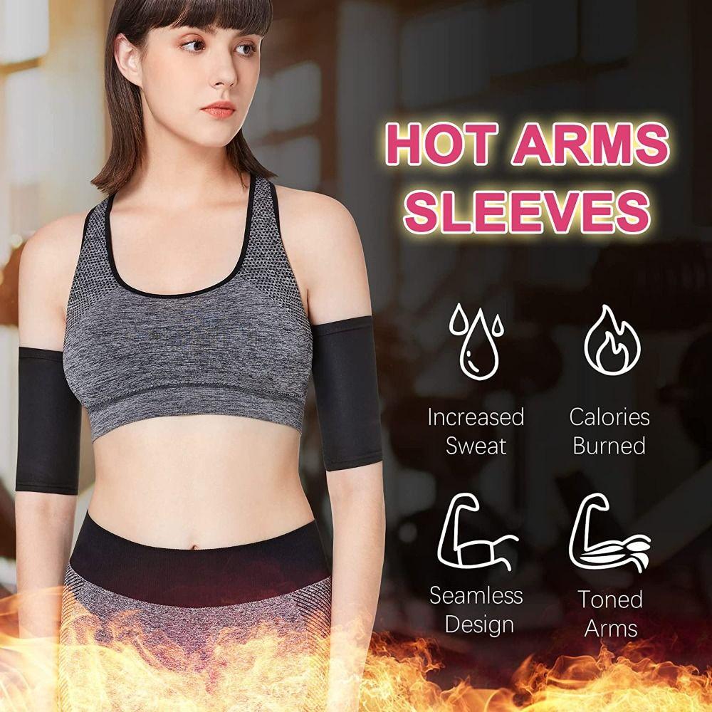Arm Sweat Bands Arm Trimmers Anti Cellulite Armband Compression Sleeve Sweat Bands