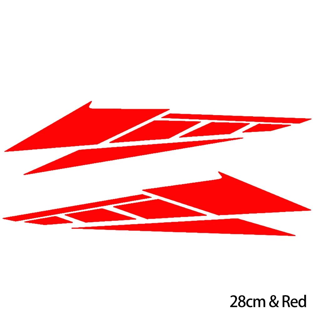 Nuovi 2 Pezzi Adesivi Moto PVC Adesivi Riflettenti 20cm/28cm Accessori Per Decorazione Bauletto Scooter Moto Ornamentale