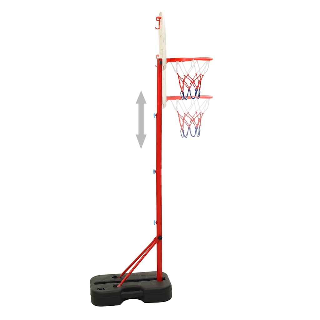Portable Adjustable Basketball Set 138.5 166 cm