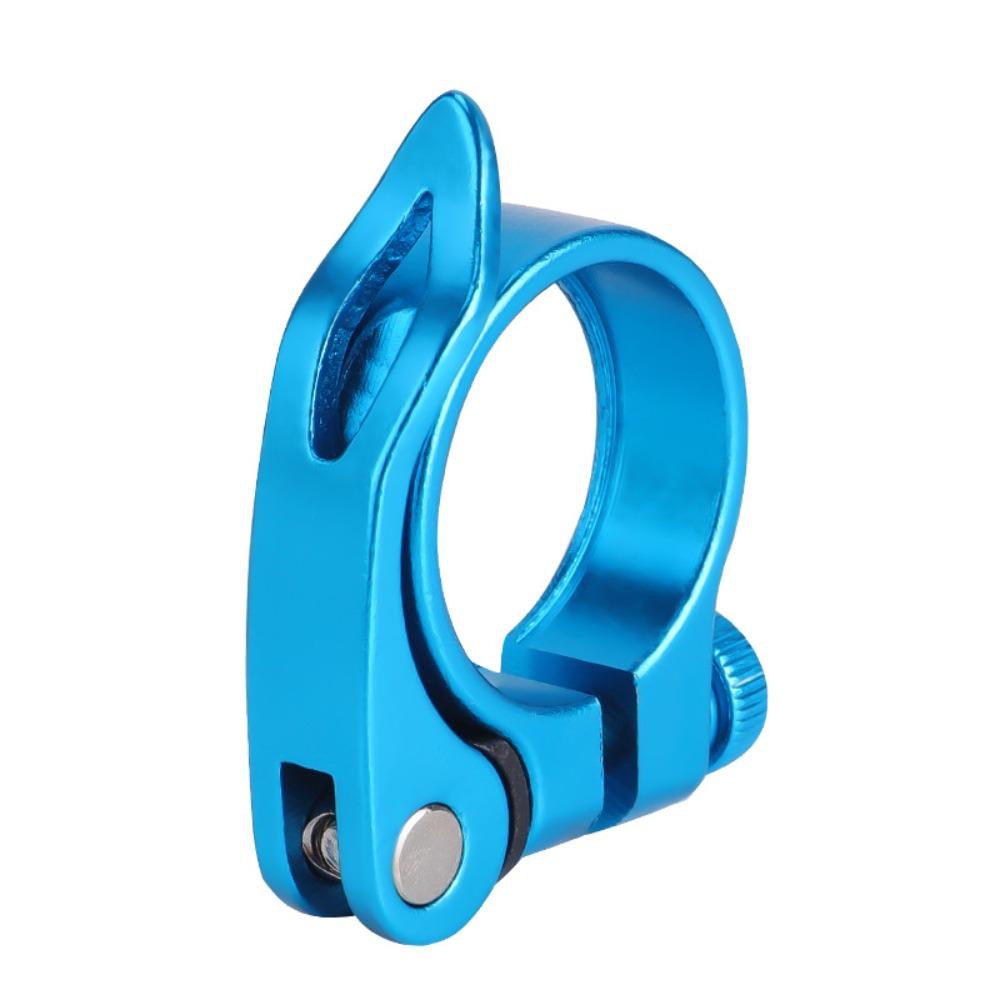 Bike Seat Post Clamp 31.8mm 34.9mm Aluminum Alloy Seat Tube Clip Bicycle Quick Release Seatpost for Mountain Tube Bike