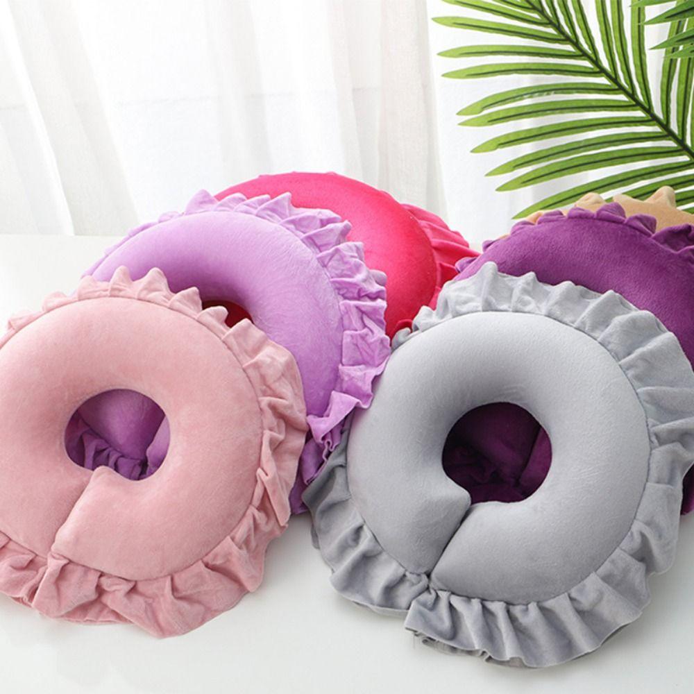 Hole Design Face Pillow Comfortable Face Down Pillow Face Cradle Pillow  Facial Treatments