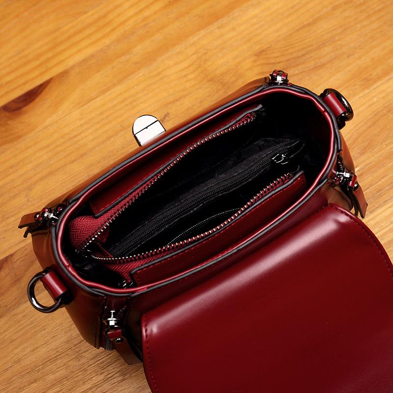 2024 New Genuine Leather Women's Shoulder Bag - Autumn/Winter Stylish Crossbody Bucket Bag