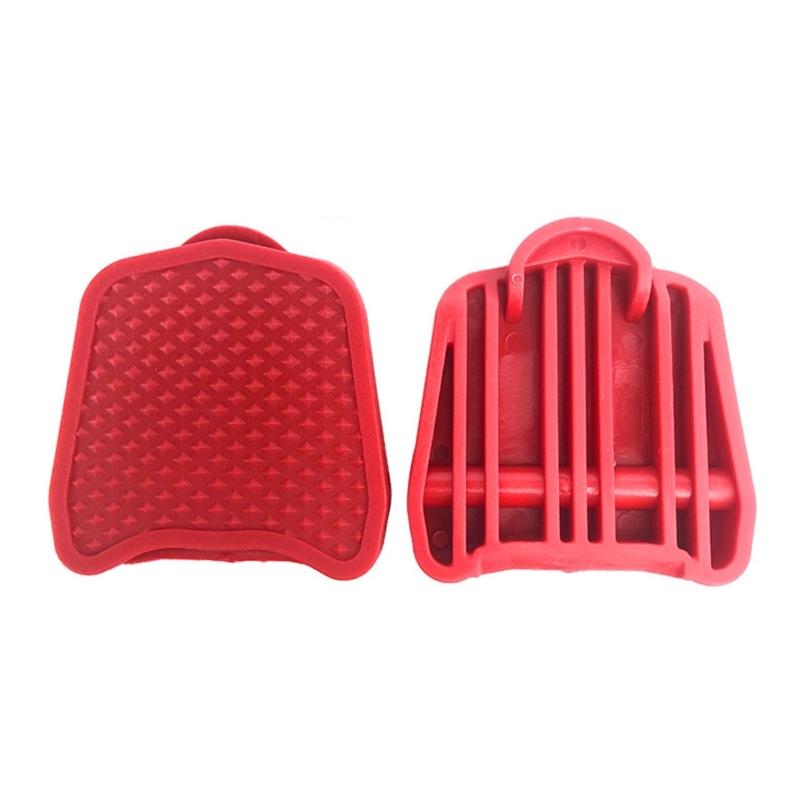 

1Pair Bikes Pedal Converter Replacement Bikes Clipless Pedal Adapters Bikes Pedal Platform Adapters Cyclings Part червоний
