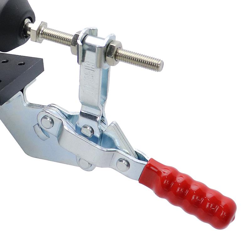 Woodworking Oblique Hole Drilling Locator with Scale and Clamp