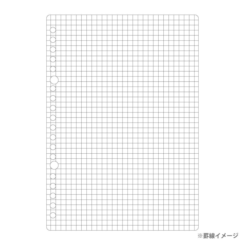 Maruman A5 5mm 100 Set of 5 L1307H Loose-Leaf Paper, Size, Grid, Sheets, Books,
