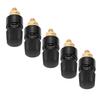 5Pcs Brass Binding Post Nickel Plated Inverter Terminal for Electronic Instruments AutomobilesBlack
