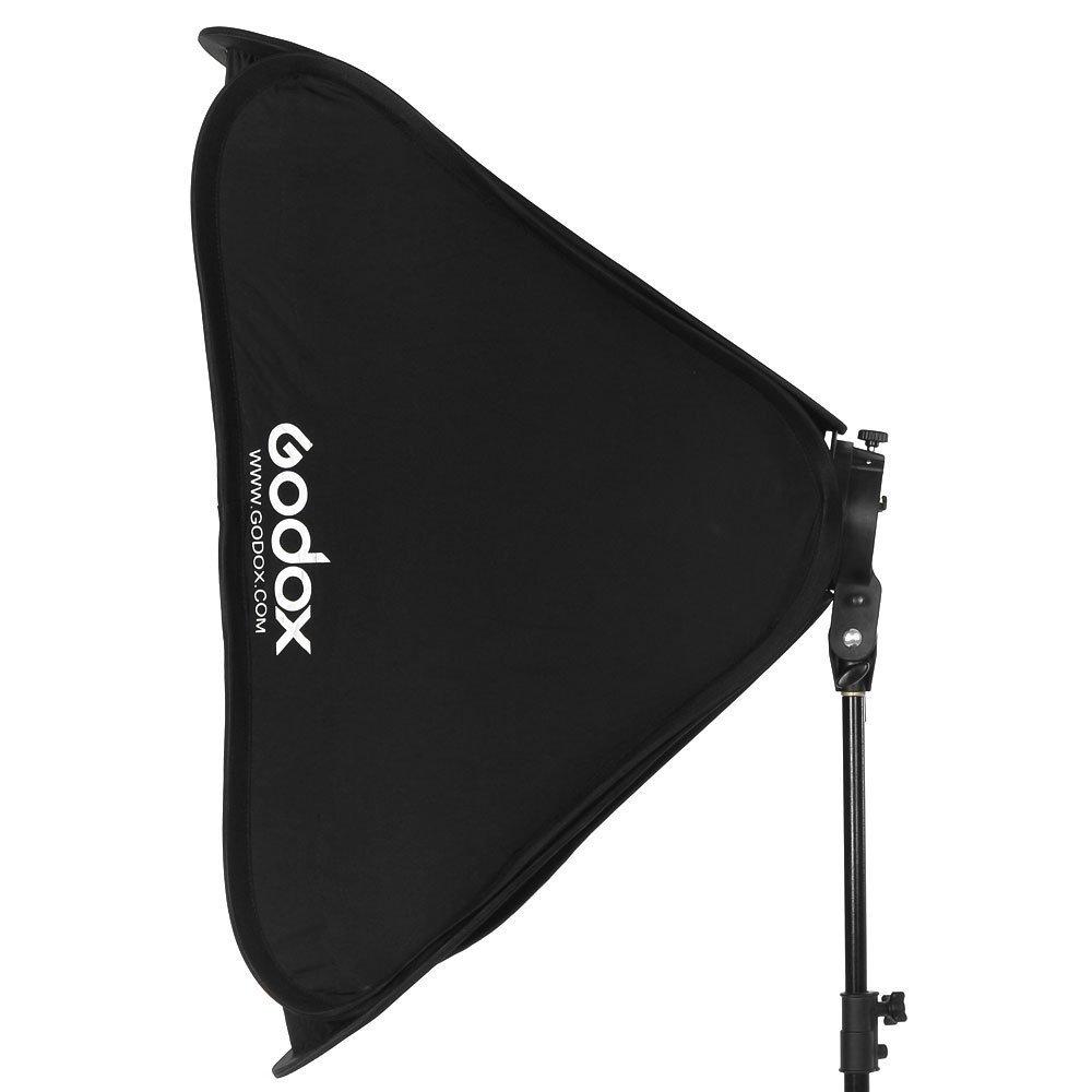 Godox Foldable Softbox with Godox S2 Flash Stand Equipped Bowens Stand for Flash Photography 32x32inch/80x80cm S-Type (SGUV8080) [Used]