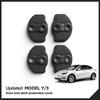 For Tesla Model Y Car Door Lock Cover Model 3 2026-2026 Car Styling Door Lock Protection Cap Modification Accessories 4pcs