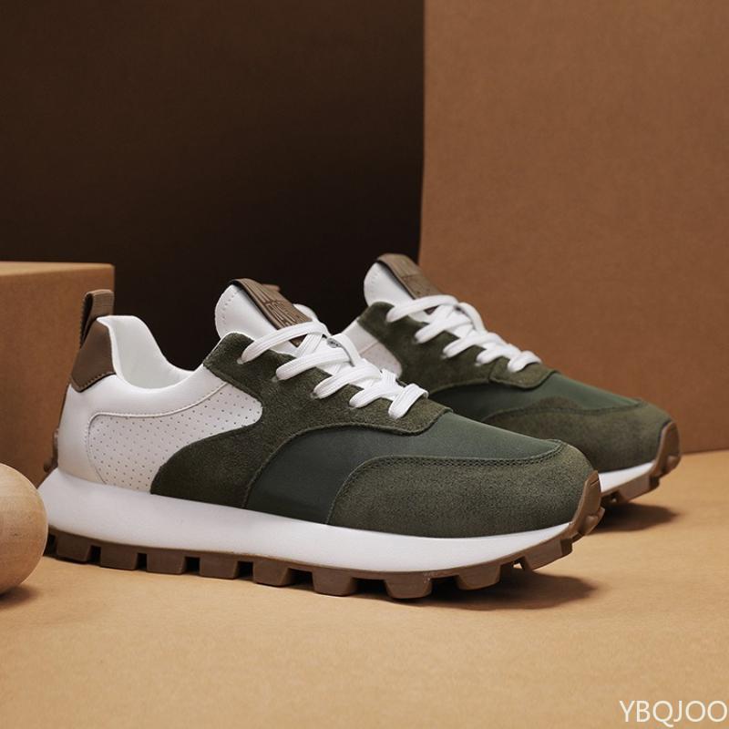 Autumn winter new casual sports running thick soled men's shoes anti slip wear-resistant trendy simple comfortable men's shoes