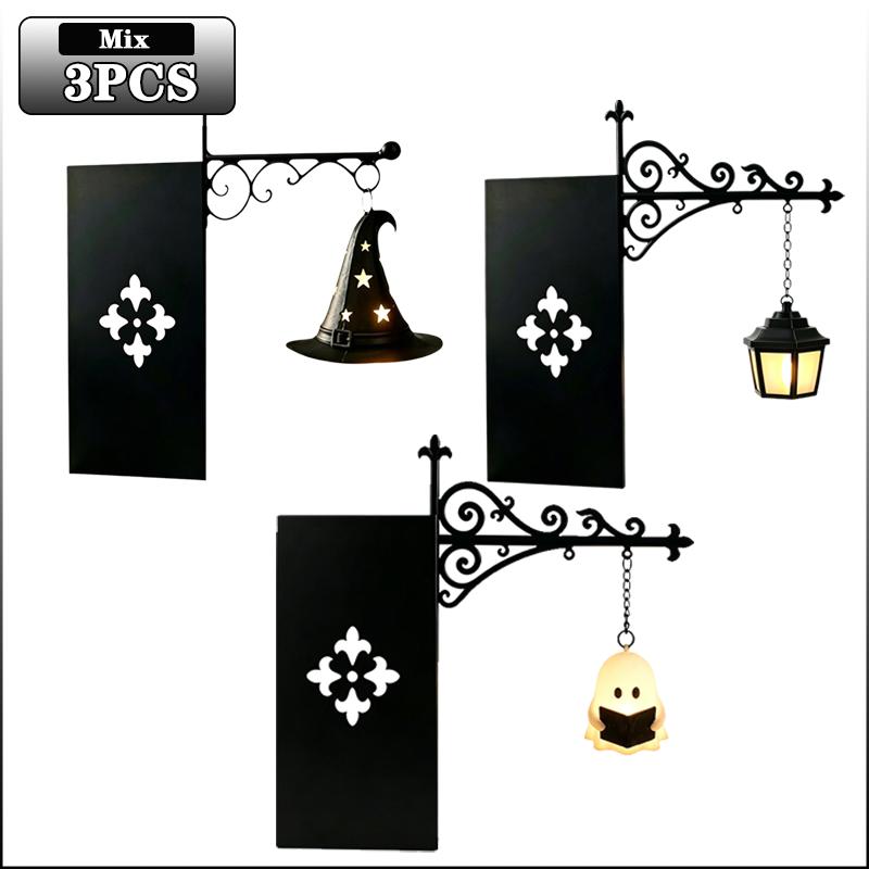 Xiaomi Halloween Library Lantern Mini Bookshelf Lamp Vintage Hanging Shelf Light Decorative Lantern Halloween Gift for Book Lovers