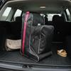 Equestrian Boot Bag Black Upright Storage Patterned Textile for Equestrians, Riders