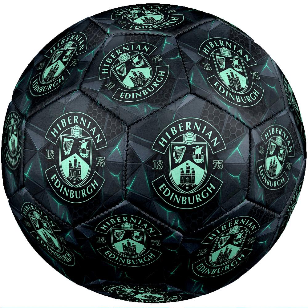 Hibernian FC Size 5 Standard Football Durable Training Match Soccer Ball for Adult Outdoor Sports