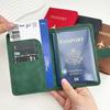 Custodia per passaporto impermeabile, custodia da viaggio in pelle PU, portafoglio per carte di credito, grazioso libretto per passaporto per donne/uomini