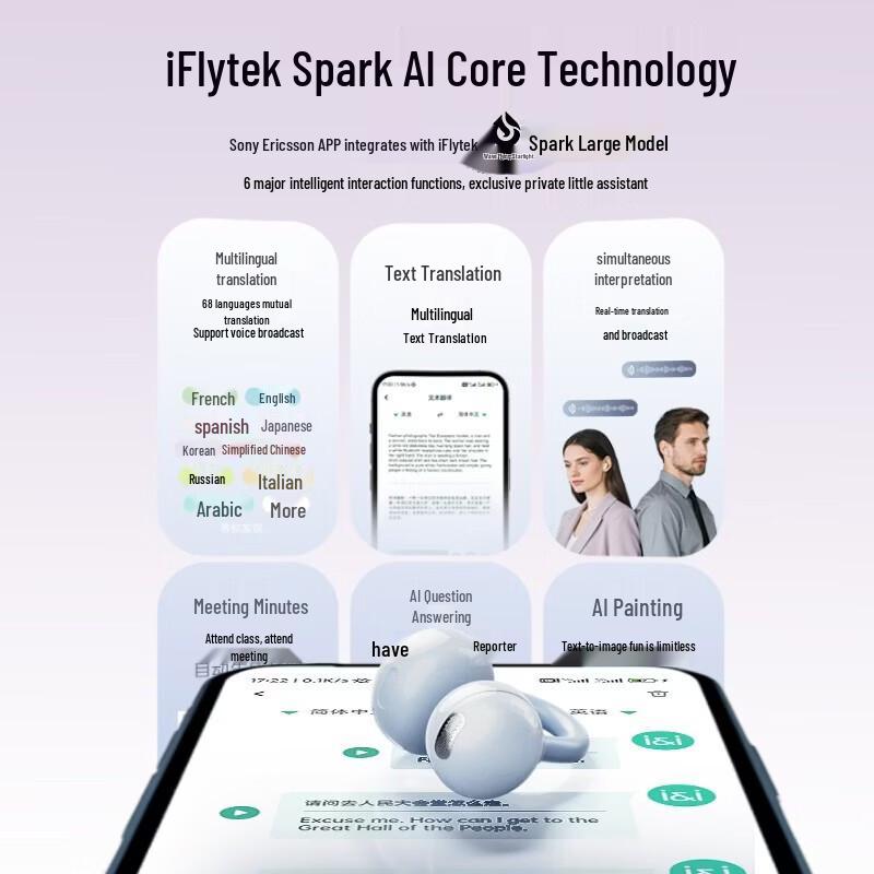 Soai GK68 Open-Ear Clip Bluetooth Sports Headset