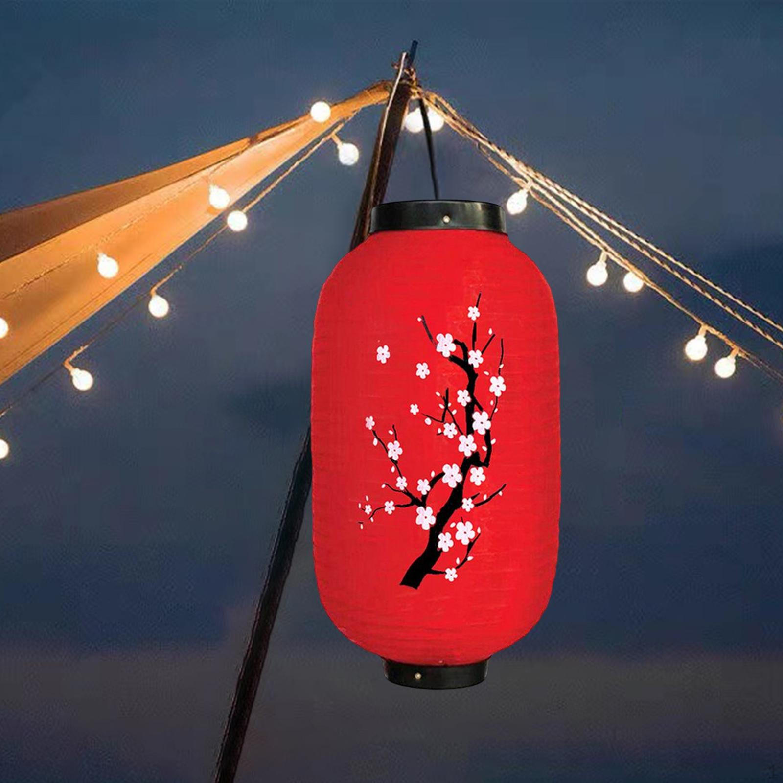 

Подвесной фонарь в японском стиле для декора дома и сада RedBottomSmallFloral