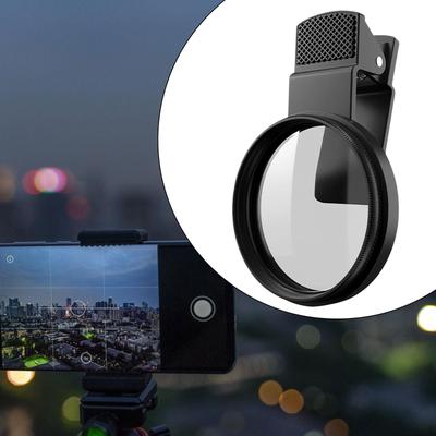 Filtr obiektywu aparatu w telefonie z klipsem 52 mm, Nasadka, Wygodny Profesjonalny Kompaktowy Okrągły