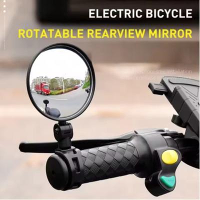 Espejo Retrovisor Universal para Bicicleta 360° Ajustable Giratorio Convexo Gran Ángulo Espejos Retrovisores de Manillar para Ciclismo