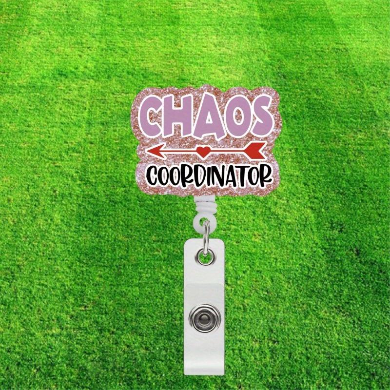 1pc Cute Retractable Badge Reel with Id Card Holder, Key Ring & Clip. Perfect Gift for Nurses and Doctors Back To School