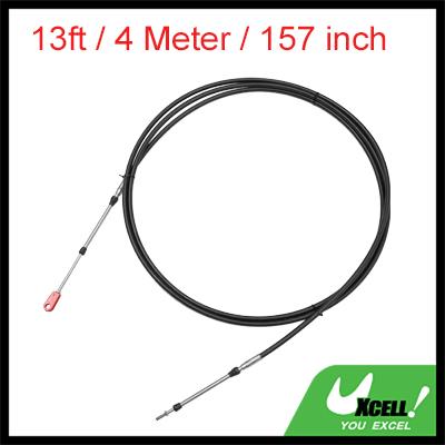 Motoforti Black 118 157 197 276 Inch Marine Type 3300/33C Throttle Shift Remote Control Box Cable with Clevis for Yamaha