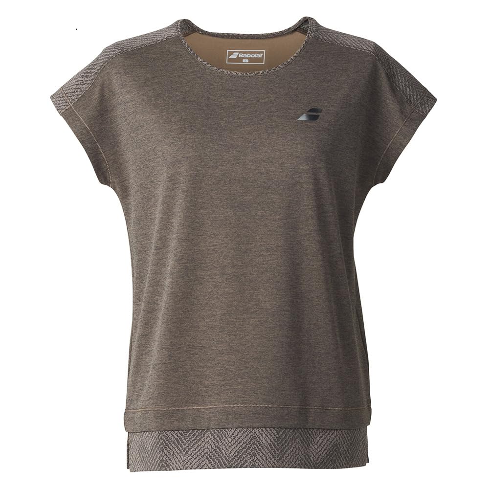 

Babolat Tennis Wear VS Short Sleeve Shirt French Sleeve Top BWP5571 2025FW Women s коричневый