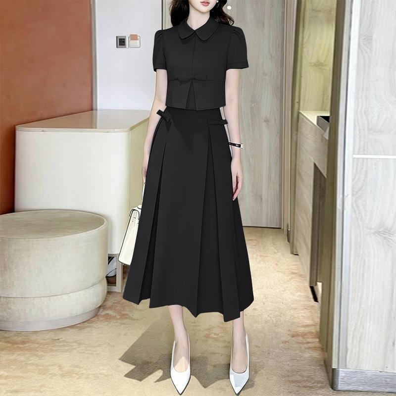 ZANZEA Women Short Sleeve Blouse and Midi Skirts Casual Two Piece Suit Sets
