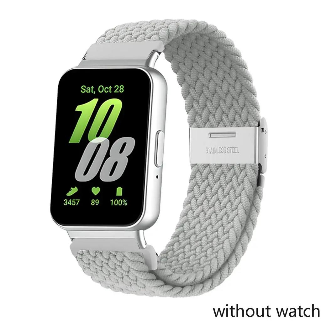 Braided Bands for Samsung Galaxy Fit 3 Sports Strap Adjustable Replacement Correa Nylon Bracelet for Samsung Galaxy Fit3 Band