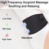 Abdomen Warmer Wireless Far Infrared Heating Lumbar Massager High Frequency Vibration Waist Massage Belt Heating Pad