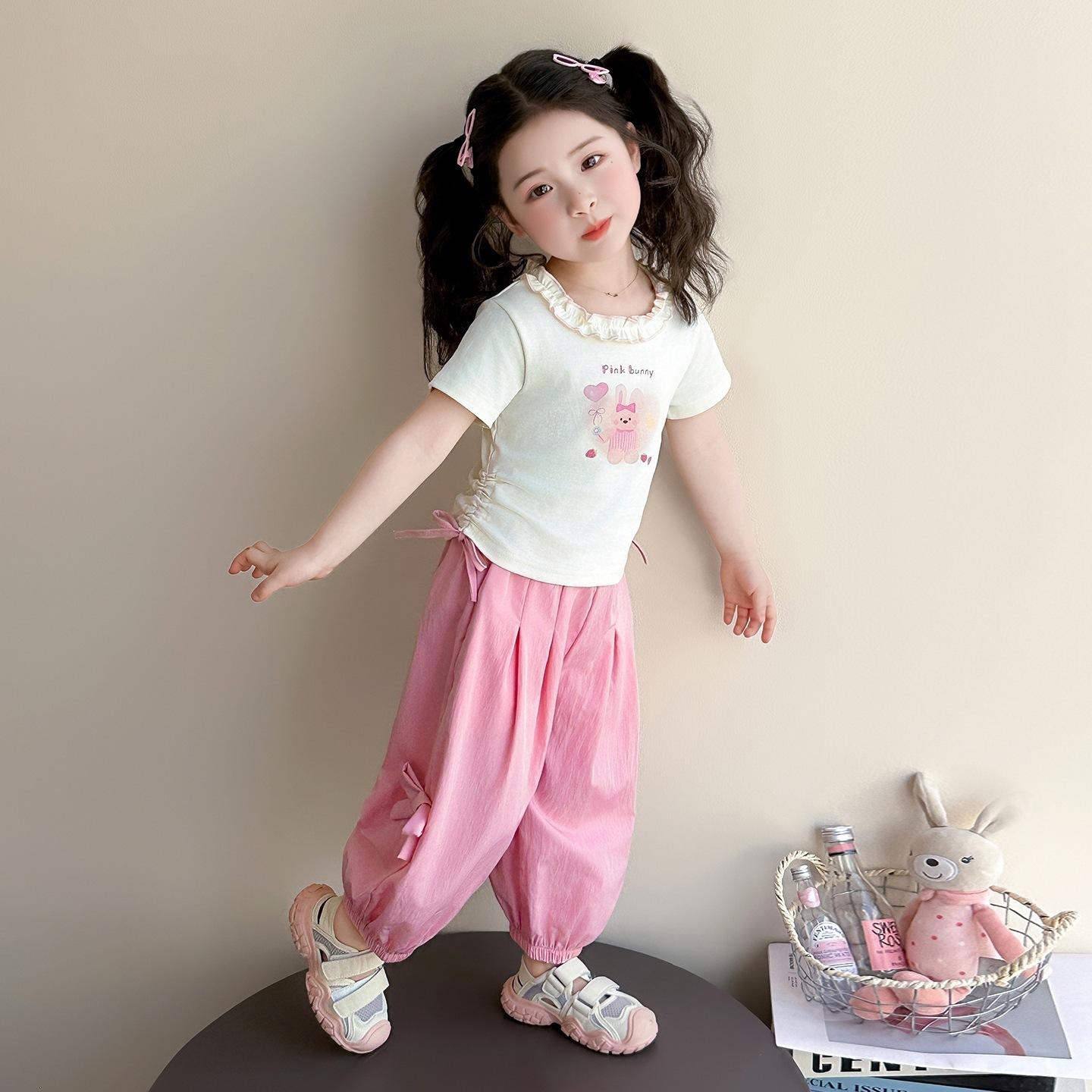 Adorable Girls Two Piece Casual Set Stylish Baby Clothing 90