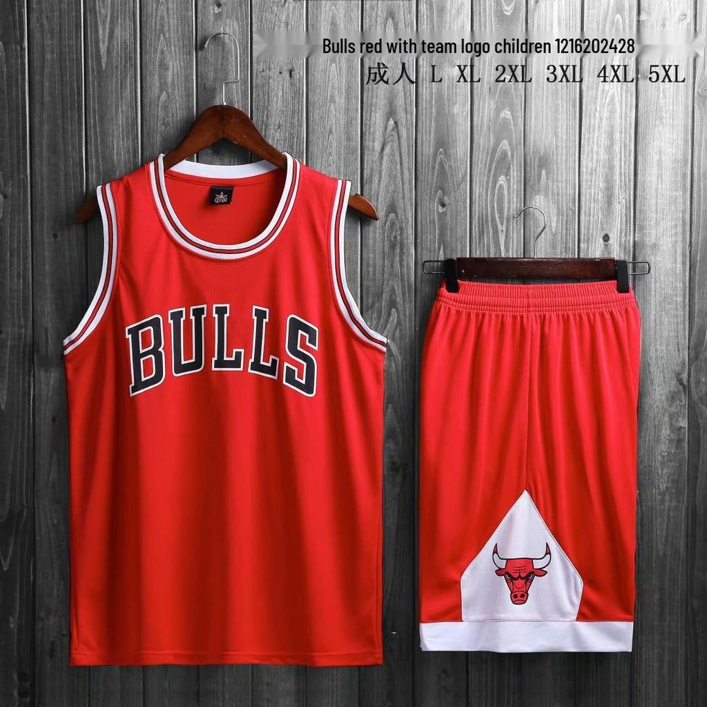 NBA Team Basketball Trikot Set: Bulls, Rockets, Lakers, Cavaliers, Celtics, Heat - Anpassbare Nummern