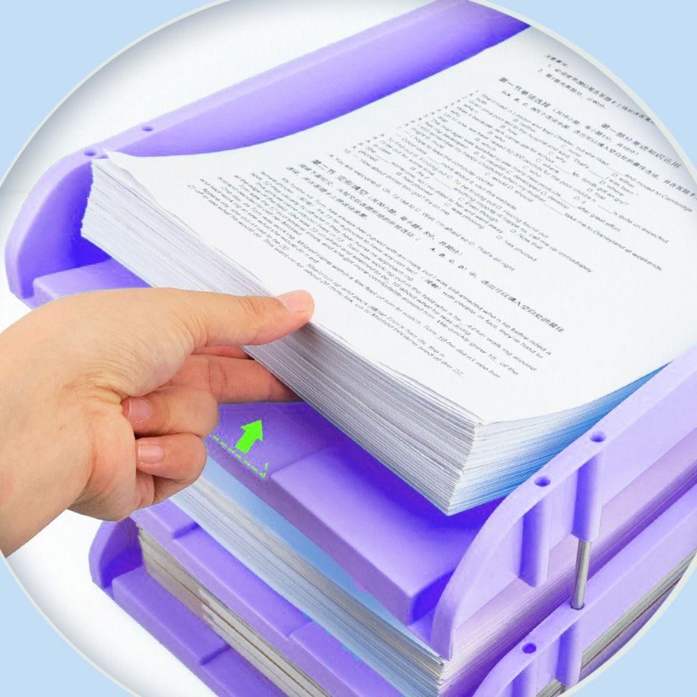 Suport pentru dosare A4 PP Suport de depozitare de birou Cutie nouă pentru dosare de birou Acasă