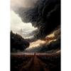 Abstract Outer World Storm Traveler Prints Poster Canva Painting Modern Wall Art Picture For Living Room Bedroom Home Decoration