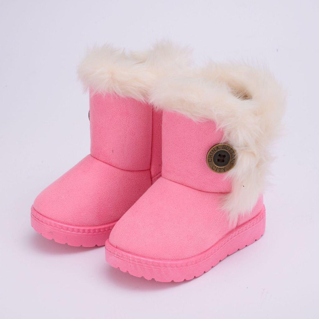 Cross-Border Kids' Snow Boots - Thick, Warm Cotton Boots
