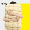 Cozy Lounge Pillow Pineapple Bun Pillow, Fluffy Quilted Bed Cooling Marshmallow-Soft Everyday Use for Adults Bedroom Dorm Sleeping Couch Lounging Warm