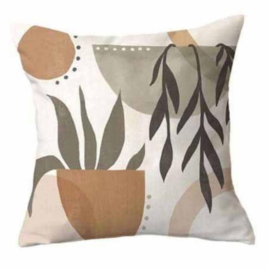 Nordic Abstract Flower Pillowcase Morandi Light Luxury Home Sleeping Pillow Cushion Cover