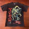 Reimpressão 1997 Todd Mcfarlane SPAWN Violator Design Retrô Camiseta Preta Estampada Manga Curta Unissex Masculino Feminino Verão